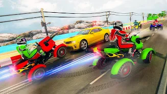 ATV Quad Bike Traffic Race Screenshot 0