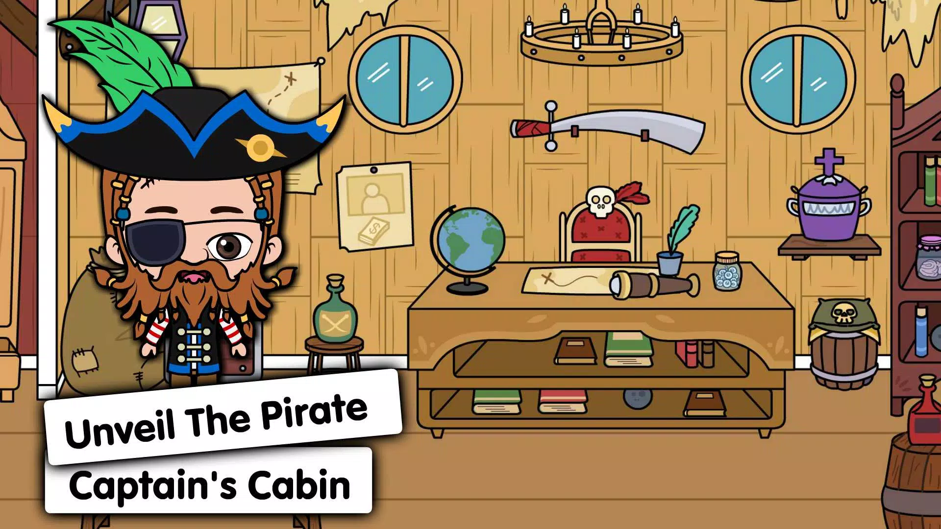 My Pirate Town: Treasure Games应用截图第2张