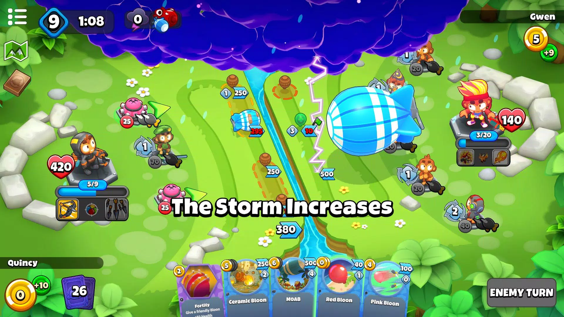 Bloons Card Storm Screenshot 1