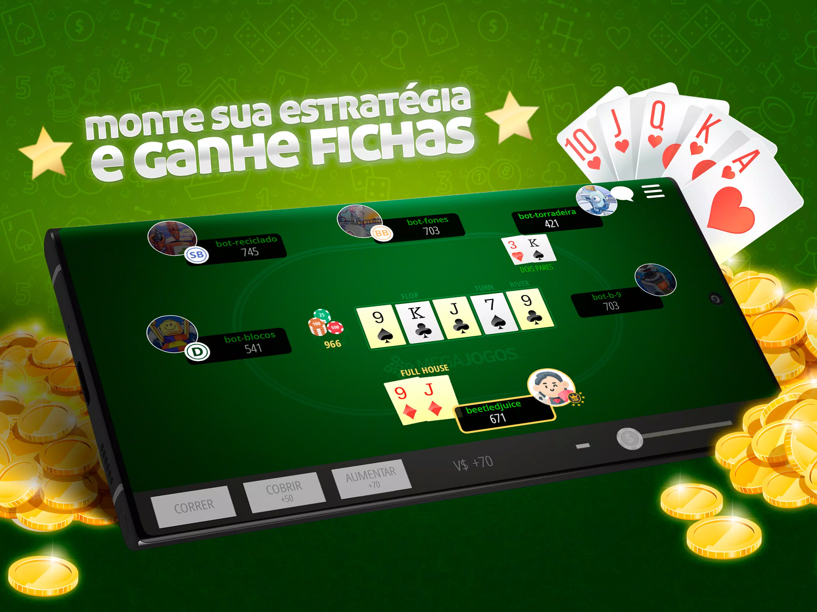 Poker Texas Hold'em Online स्क्रीनशॉट 3