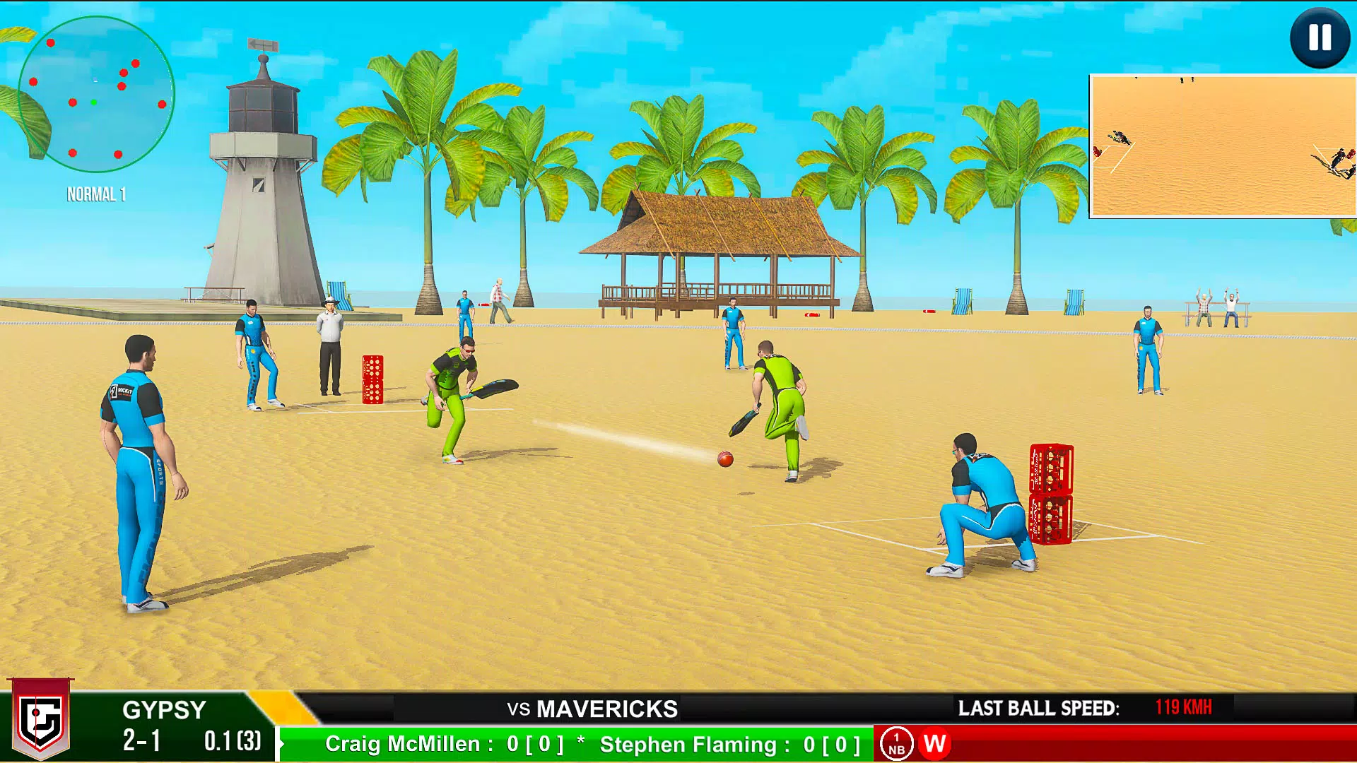 Street Criket-T20 Cricket Game Captura de tela 2