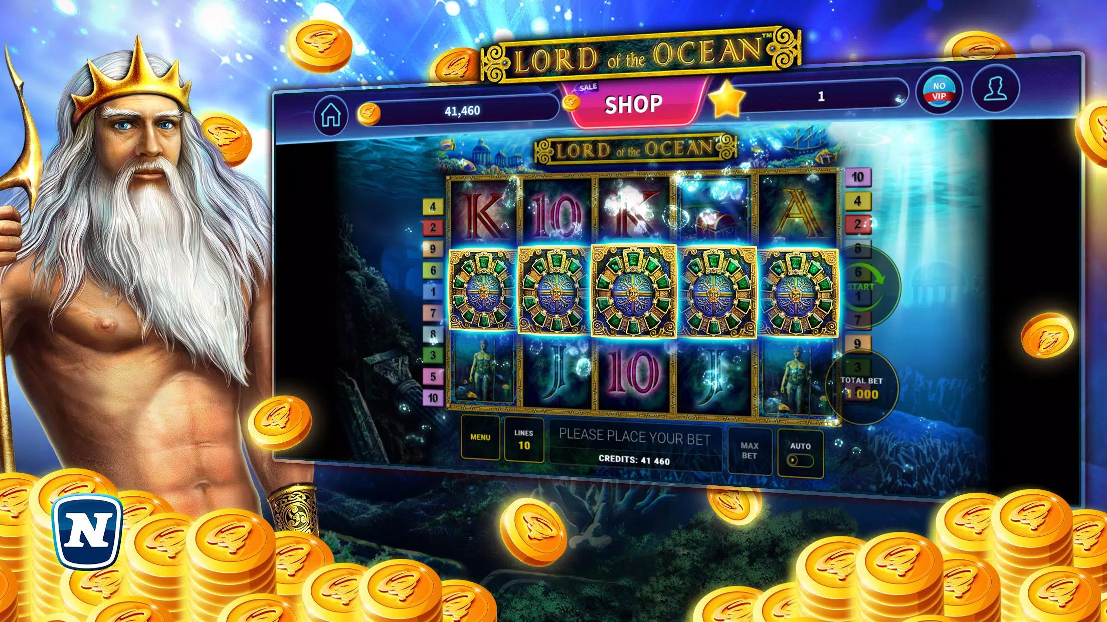 Lord of the Ocean™ Slot Ekran Görüntüsü 2