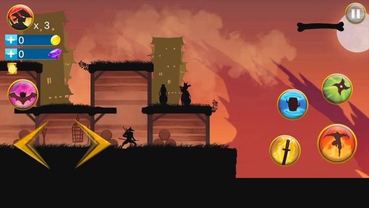 Shadow Samurai : Ninja Revenge Ảnh chụp màn hình 2