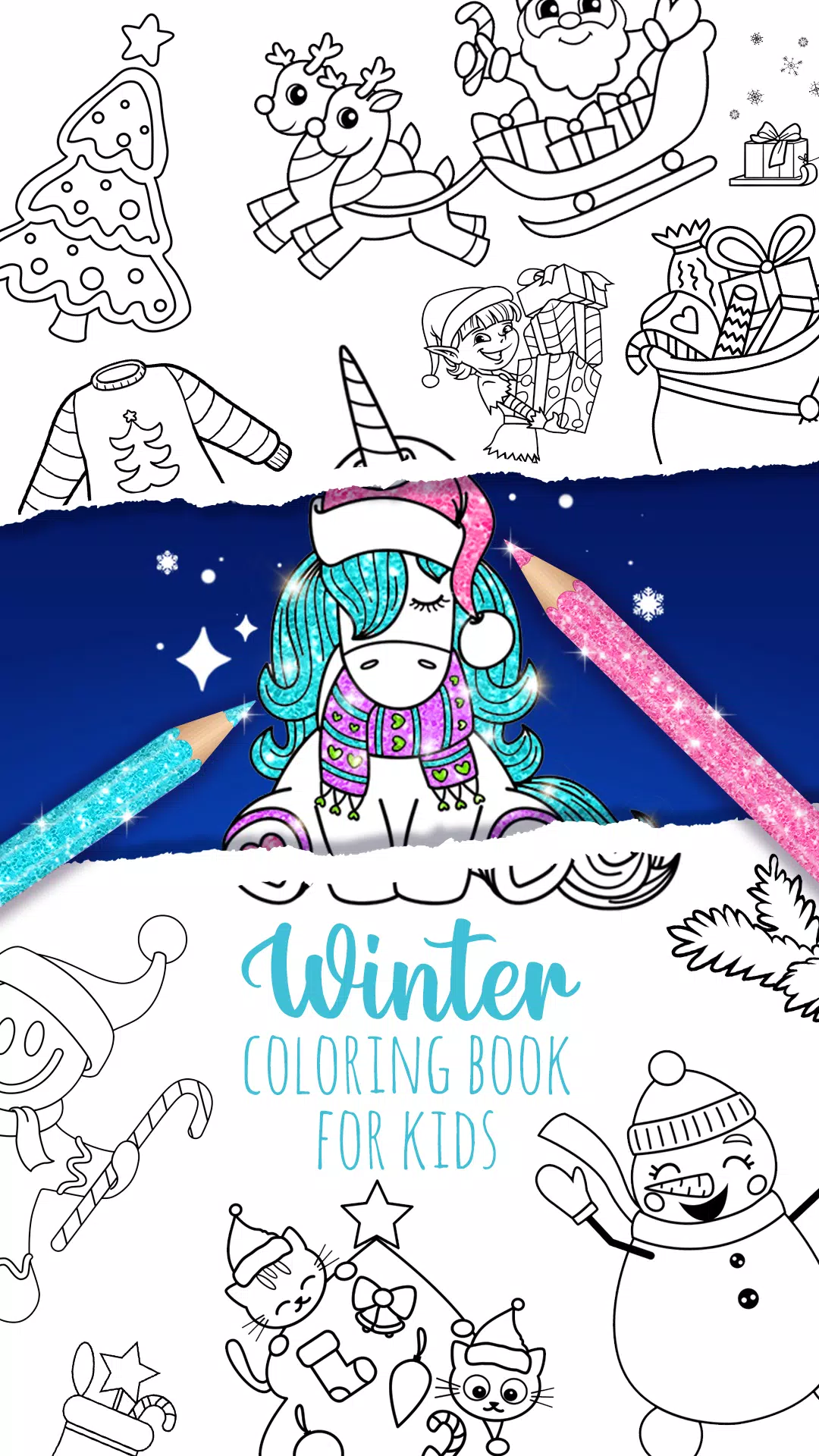 Christmas kids coloring Screenshot 0