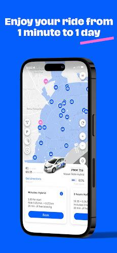 RideNow - carsharing Captura de tela 0