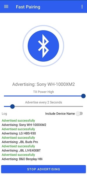 Bluetooth Le Spam Ekran Görüntüsü 0