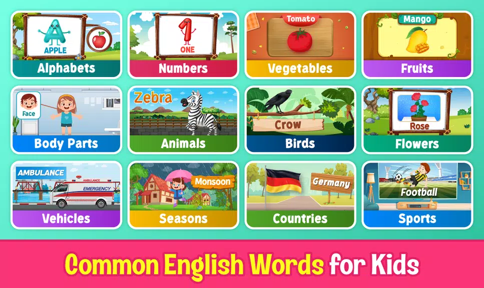 Kids English Learning Games Screenshot 0