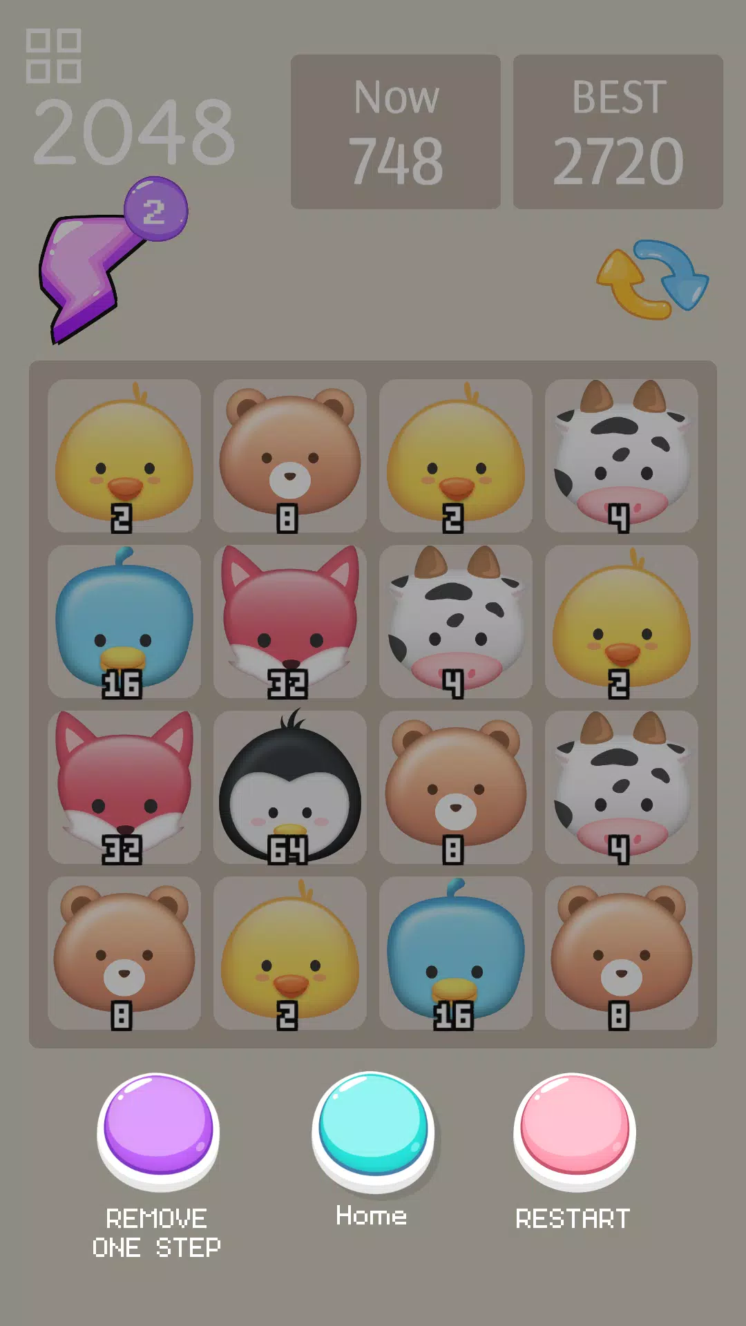 Cats Of 2048 Скриншот 3
