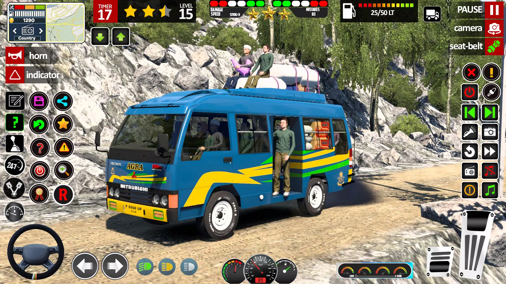 Real Mini Coach: Bus Game 3D Screenshot 2