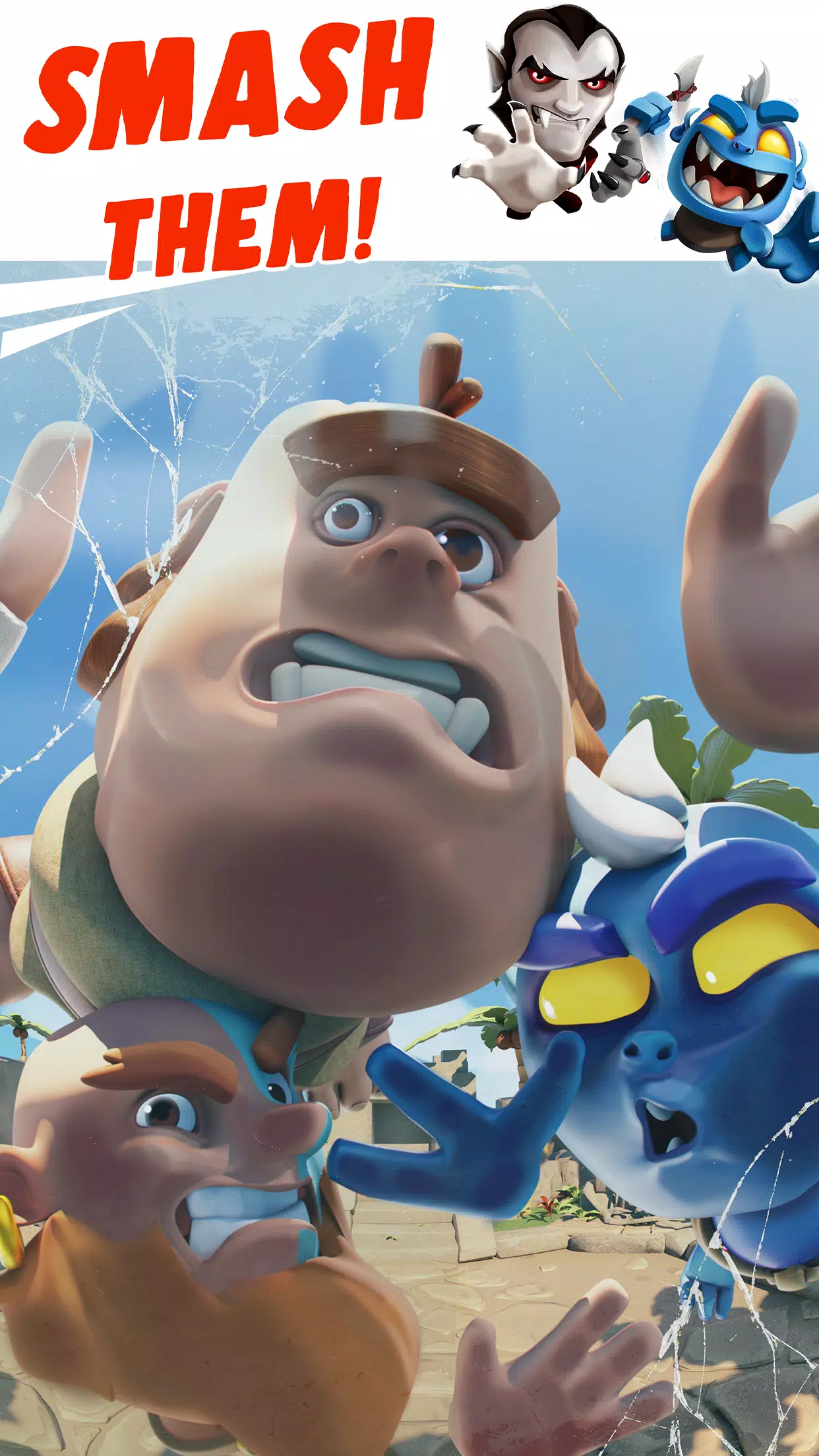 Smashing Four: PvP Hero bump Captura de tela 0