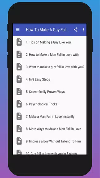 How To Make a Guy Fall in Love With You スクリーンショット 0