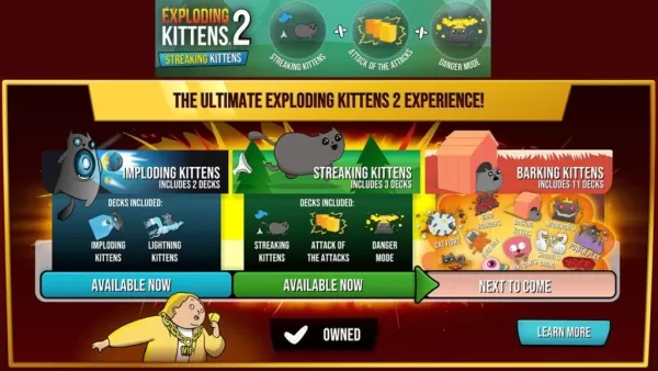 ပေါက်ကွဲခြင်း Kittings 2 သည်ကဒ်အသစ် 5 ခုဖြင့် Streaking Kittens တိုးချဲ့မှုကိုစတင်ခဲ့သည်