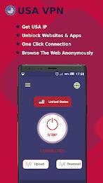 USA VPN -Safe Secure VPN Proxy Screenshot 0