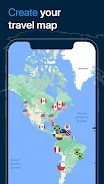 Pin Traveler: Trip, Travel Map Schermafbeelding 0