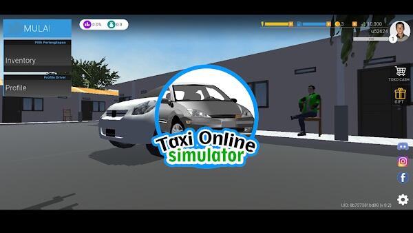 Taxi online simulator id mod apk