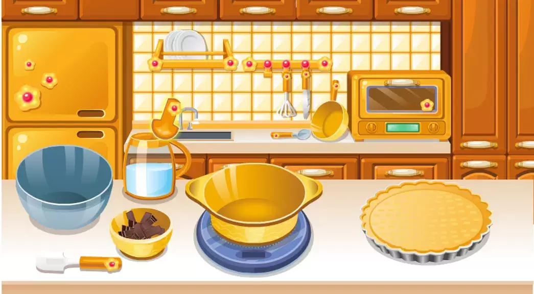 girls cooking games chocolate Скриншот 2