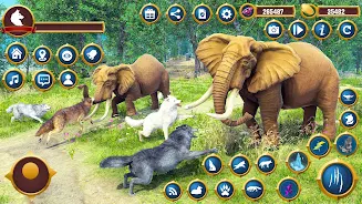 Virtual Wild Wolf Family Sim Screenshot 2