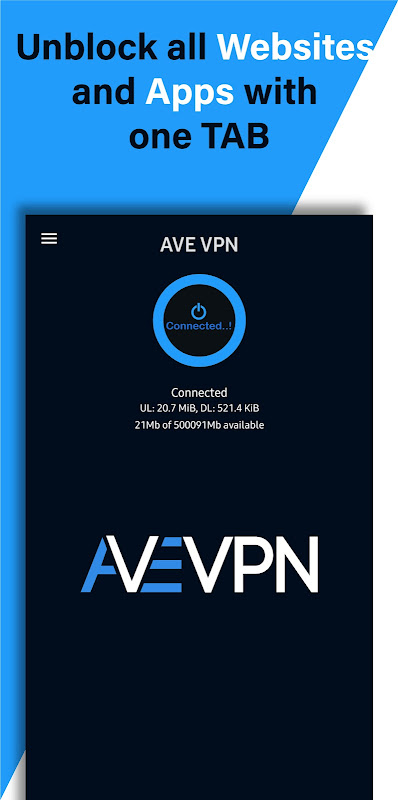 AVE VPN:Low Ping Vpn स्क्रीनशॉट 1