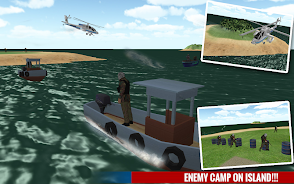 Police Boat Shooting Games 3D應用截圖第1張