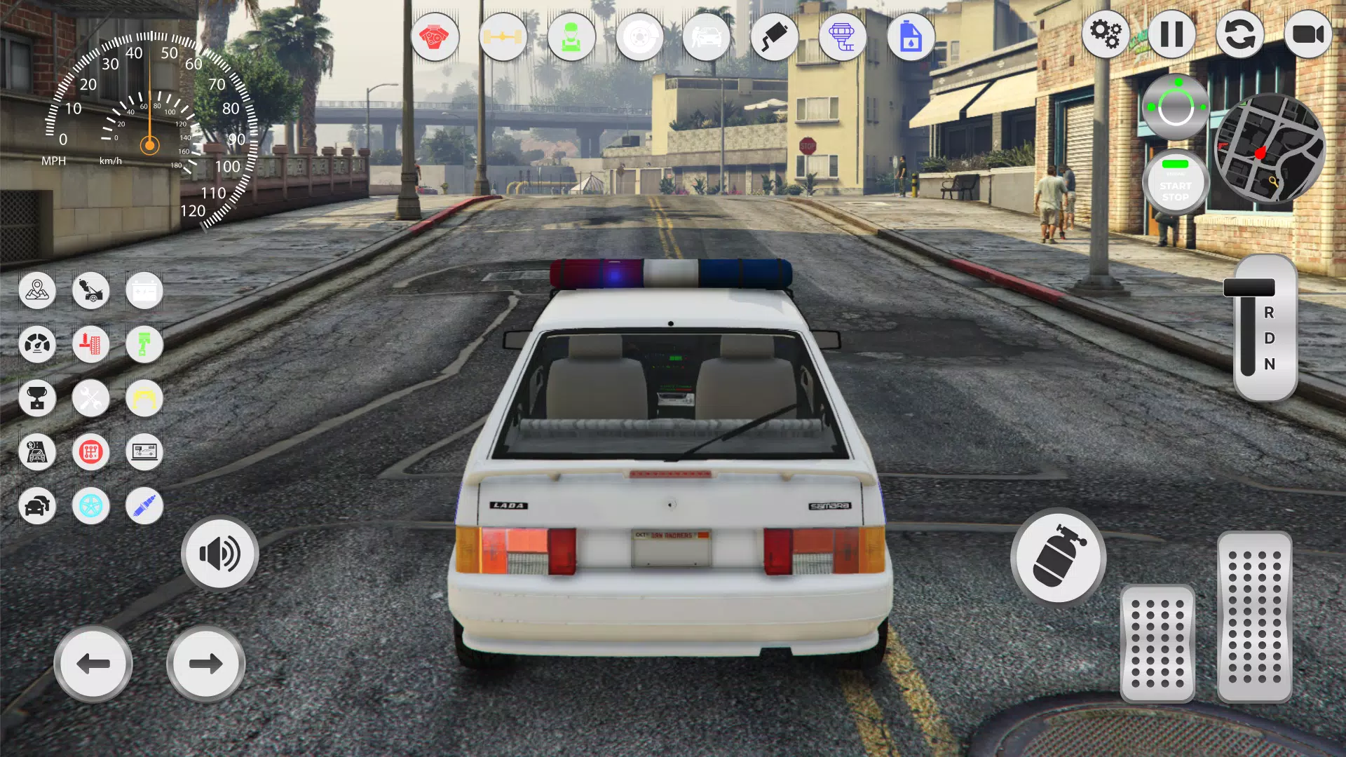 Lada 2114 Police Pursuit Schermafbeelding 2