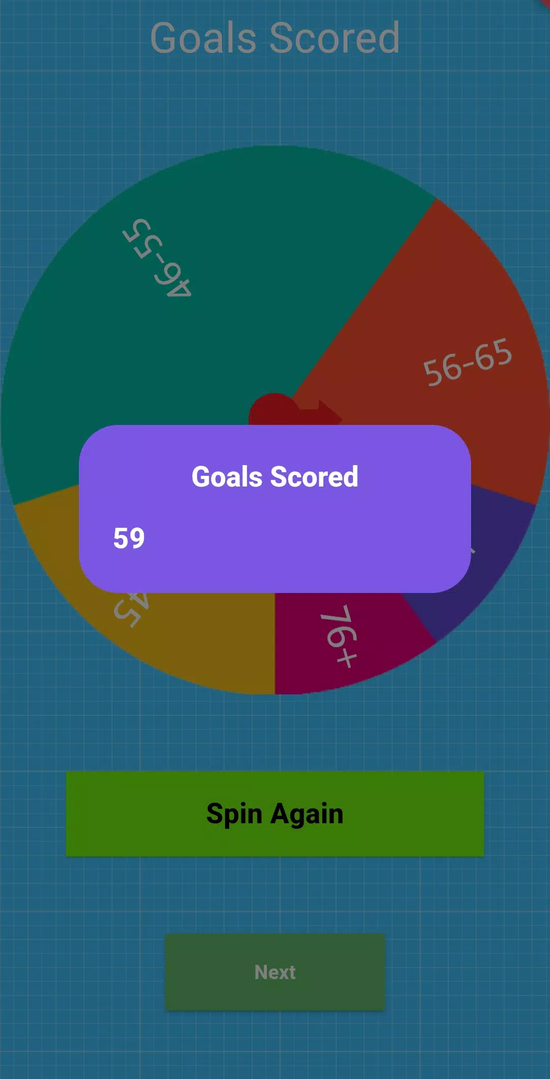 Soccer Coach Career Wheel Captura de pantalla 1