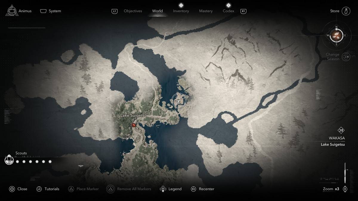 Legendary Sumi-E location in Assassin's Creed Shadows.