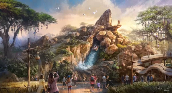 Imagen conceptual de The Lion King Ride en Disneyland París