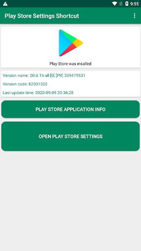 Play Store Settings Shortcut スクリーンショット 0