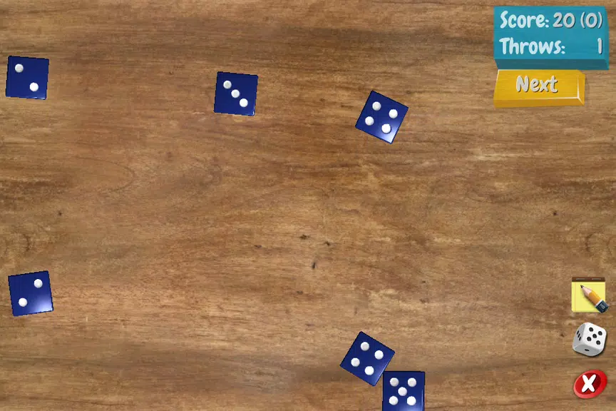 Pocket Dices स्क्रीनशॉट 1