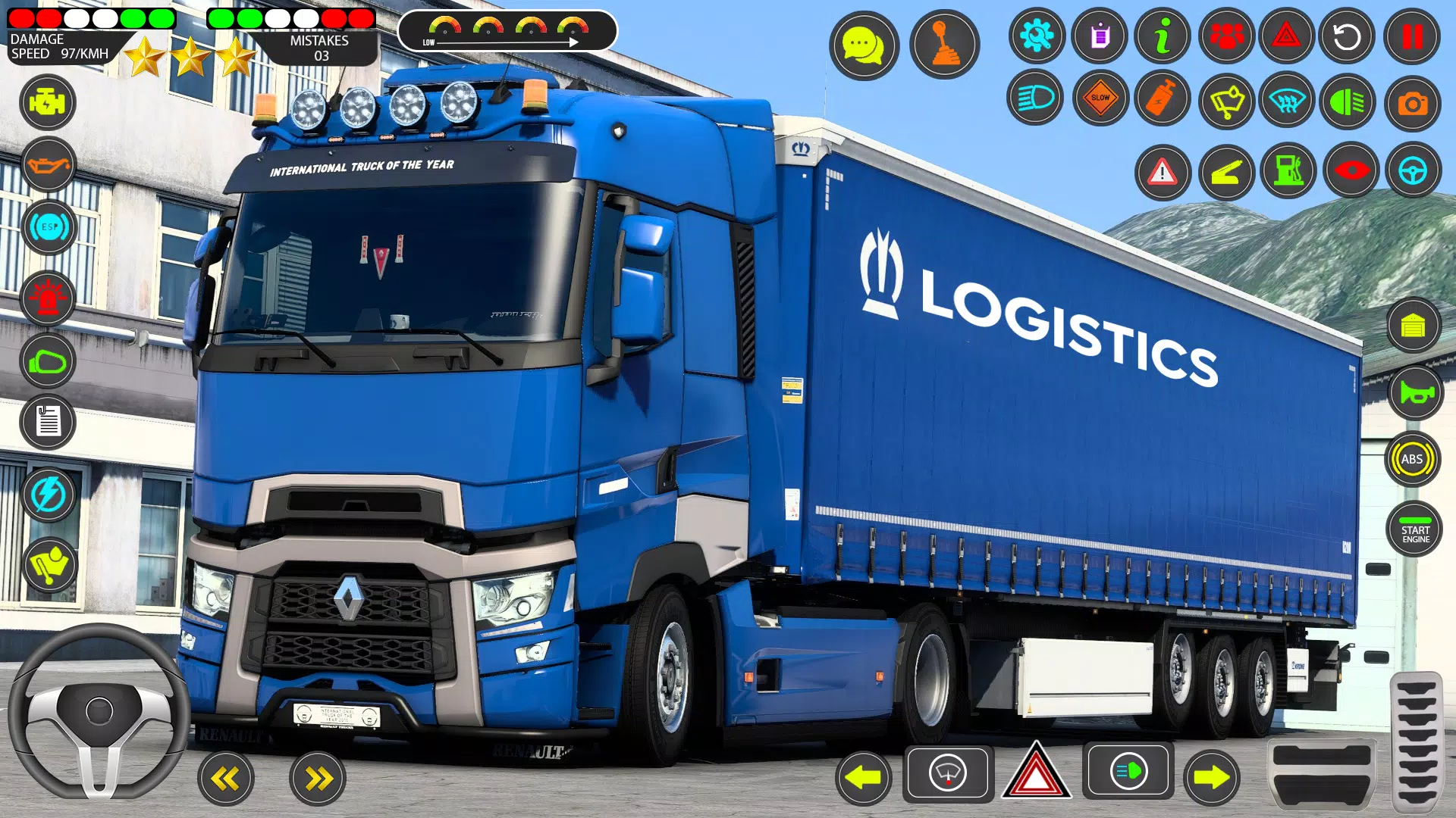 Euro Truck Games Sim 3d Zrzut ekranu 2