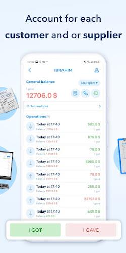 Konnash :  Bookkeeping App Schermafbeelding 1