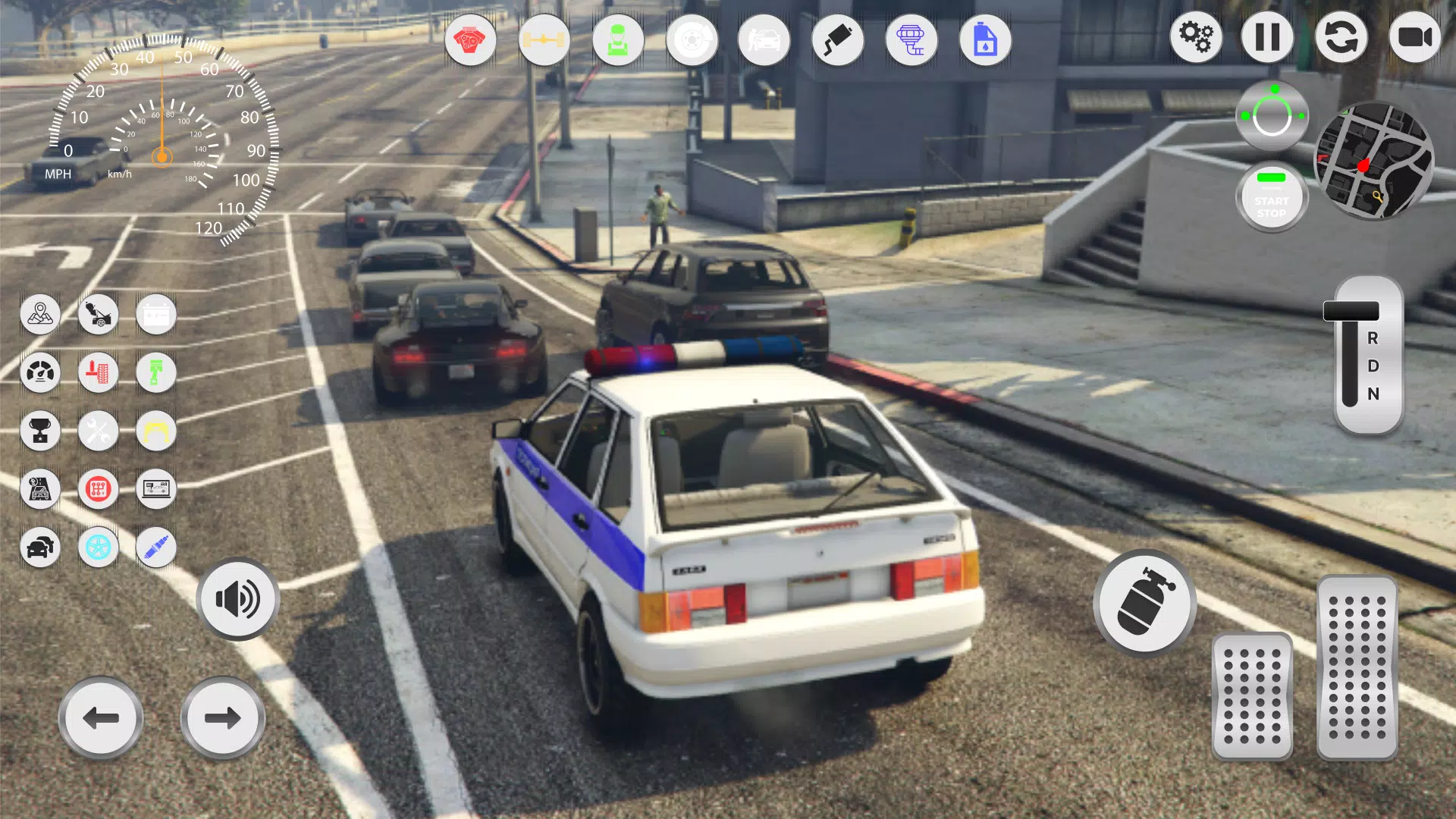 Lada 2114 Police Pursuit Schermafbeelding 3