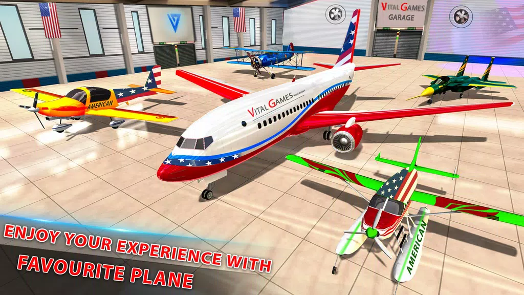 Schermata US Pilot Flight: Plane Games 2