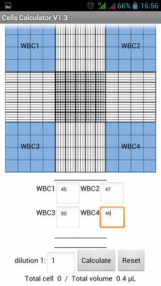 Cells Calculator Captura de tela 0