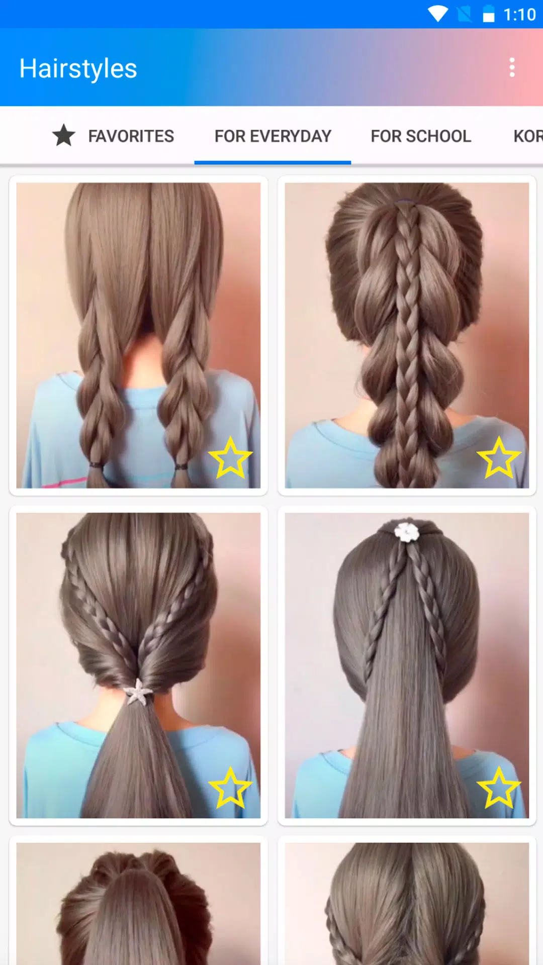 Easy hairstyles step by step Captura de tela 0