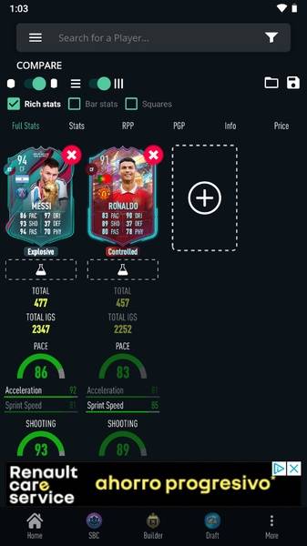 FUTBIN 24 Database & Draft スクリーンショット 1