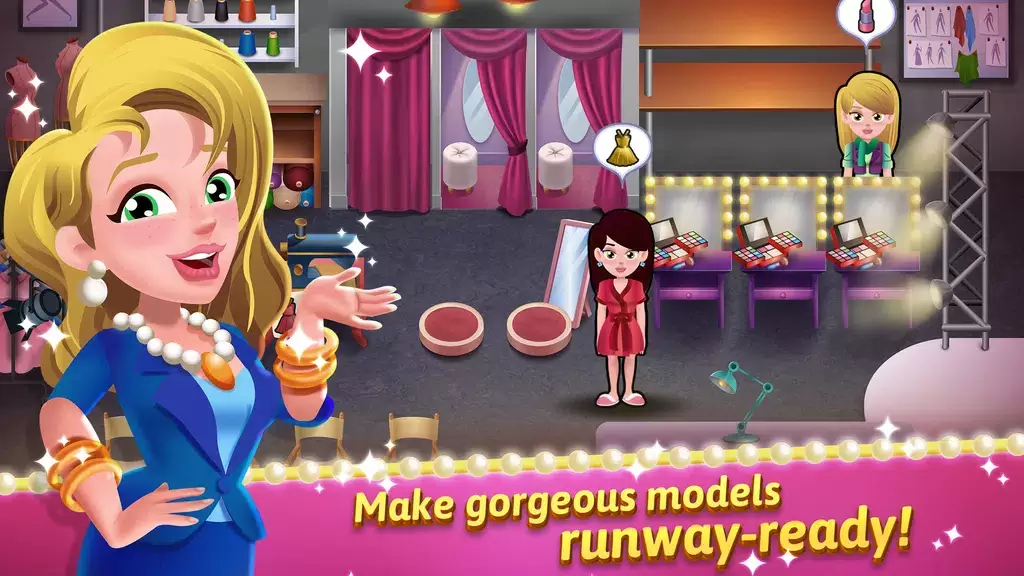 Model Salon Dash: Fashion Game ภาพหน้าจอ 0