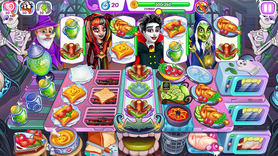 Halloween Madness Cooking Game Zrzut ekranu 0