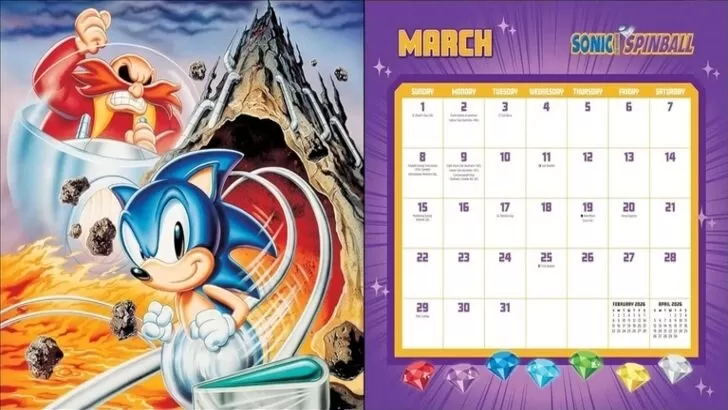 Sonic the Hedgehog dokucza planom 35. rocznicy z nowym kalendarzem i sztuką