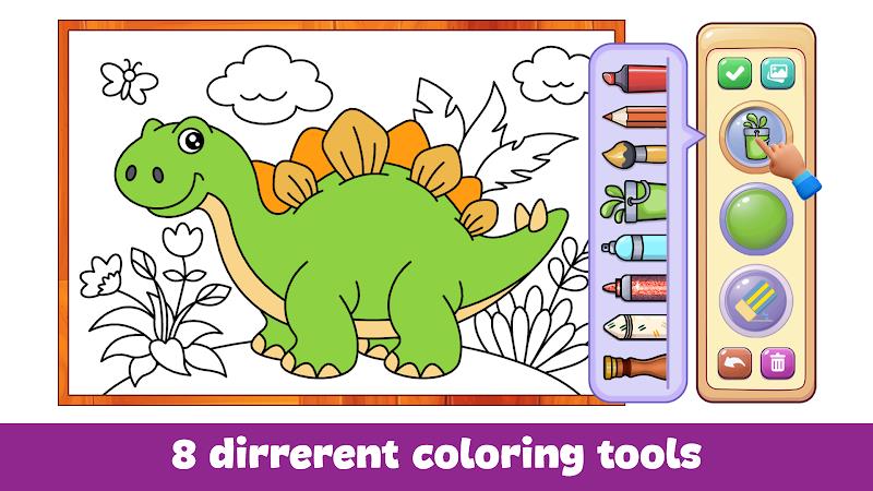 Kids Coloring Game Color Learn ဖန်သားပြင်ဓာတ်ပုံ 3