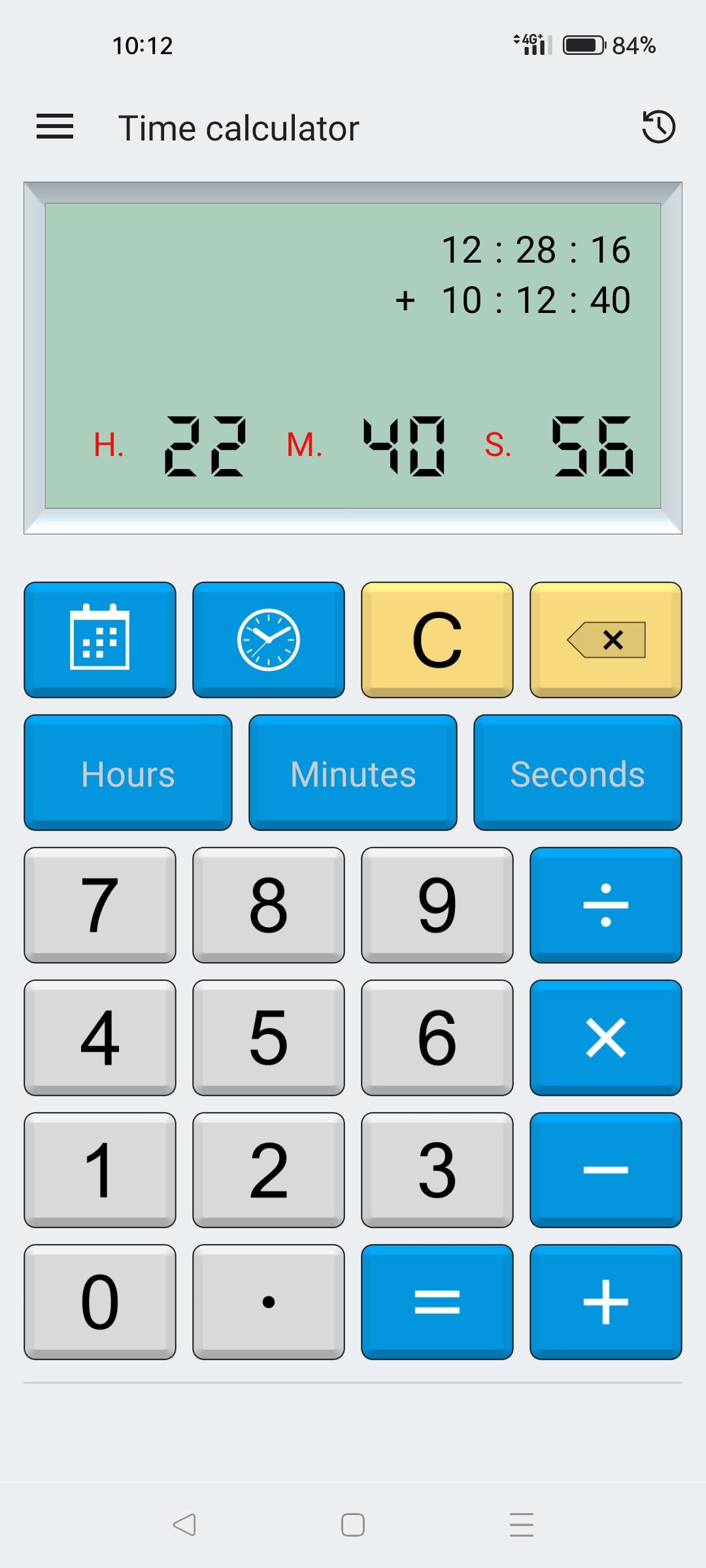 Date & time calculator Captura de pantalla 2