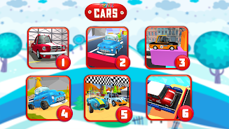 Animated puzzles cars Ekran Görüntüsü 1