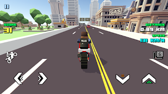 Blocky Moto Racing: Bike Rider Capture d'écran 0