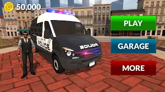 Schermata American Police Van Driving 3