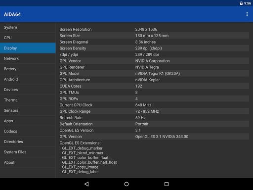 AIDA64 ภาพหน้าจอ 3