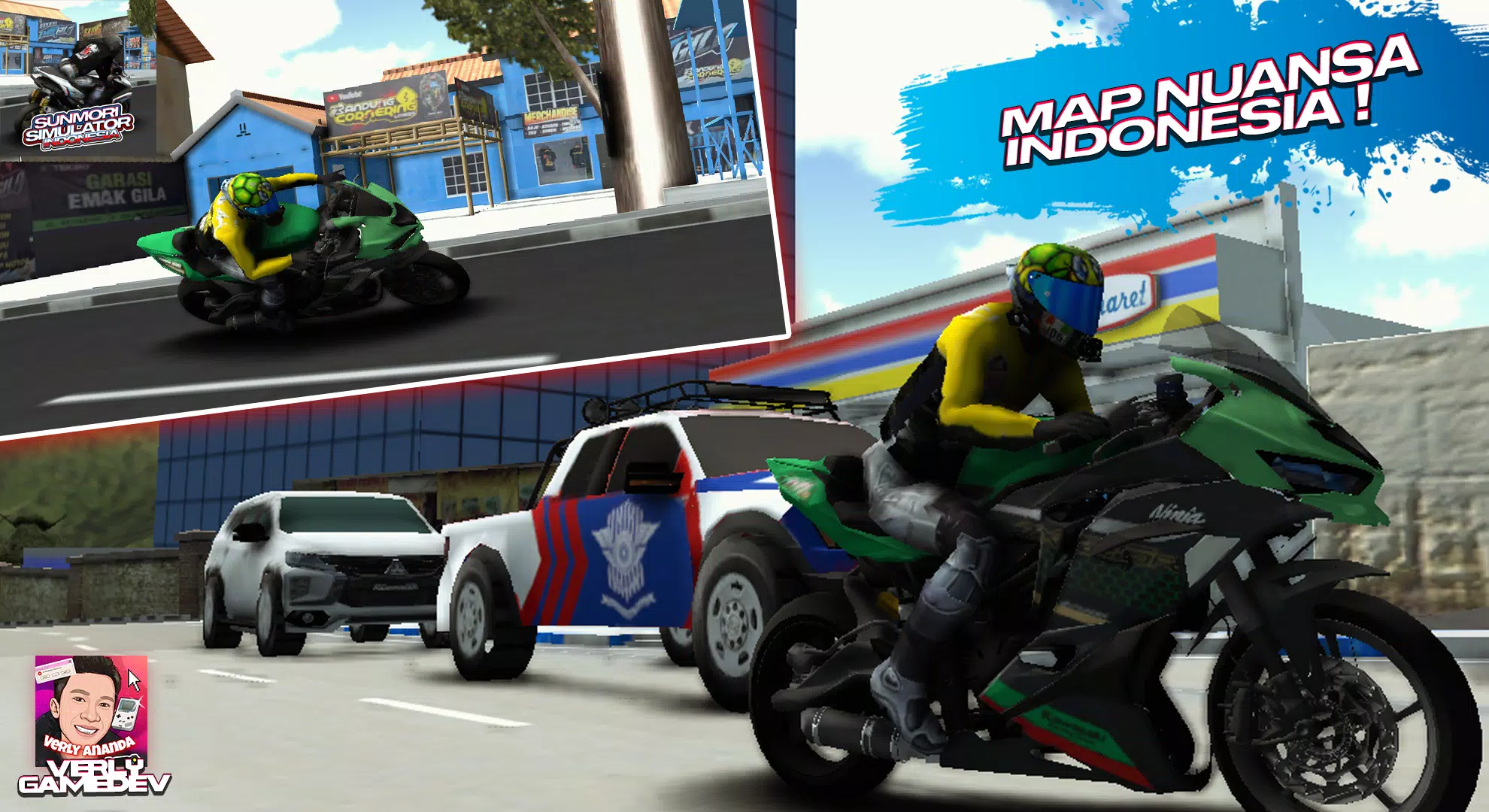 Sunmori Simulator Indonesia 3D Скриншот 1