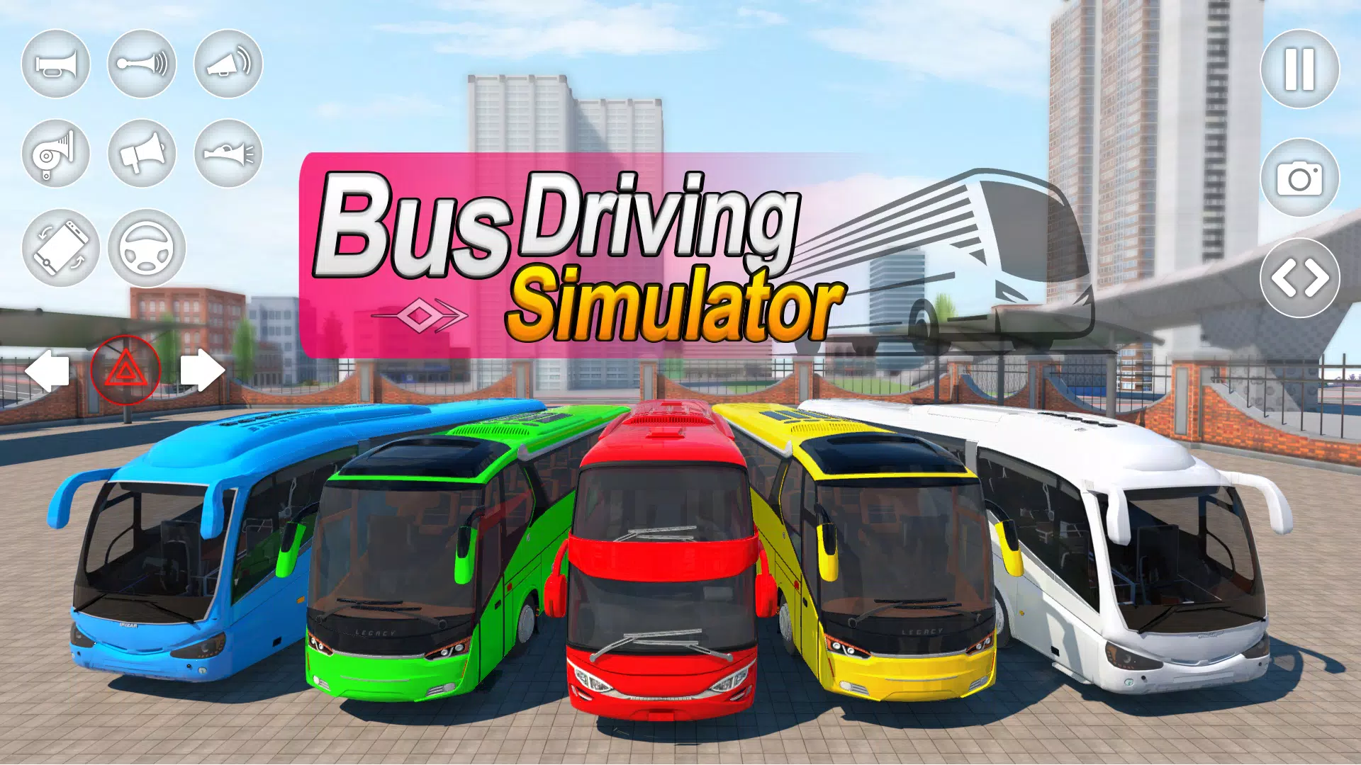 Bus Driving Games 3d Simulator Ekran Görüntüsü 3