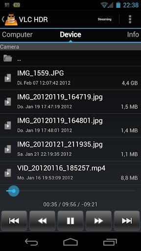 VLC HD Remote (+ Stream) Скриншот 1