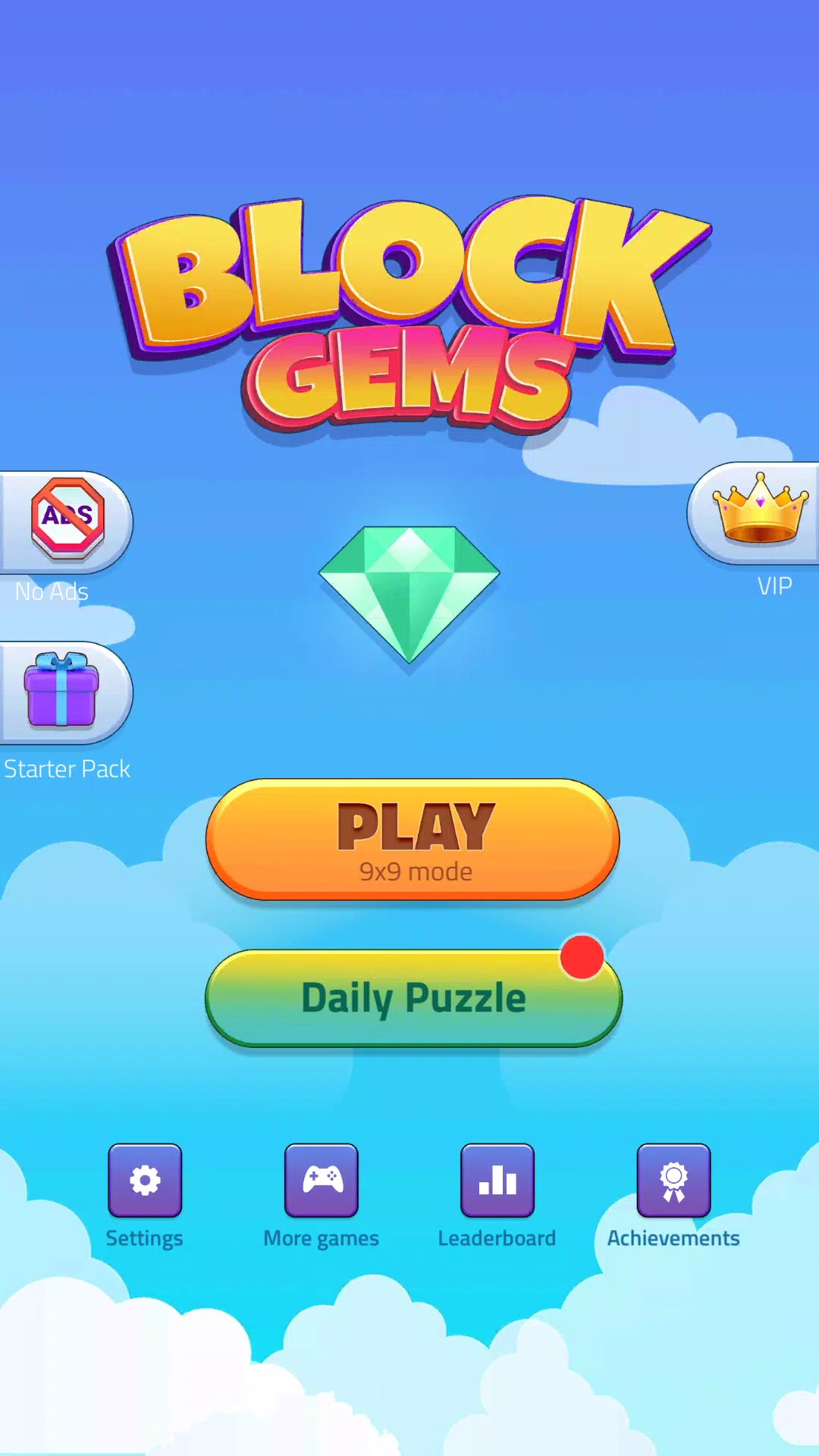 Block Puzzle - Gems Adventure Schermafbeelding 0