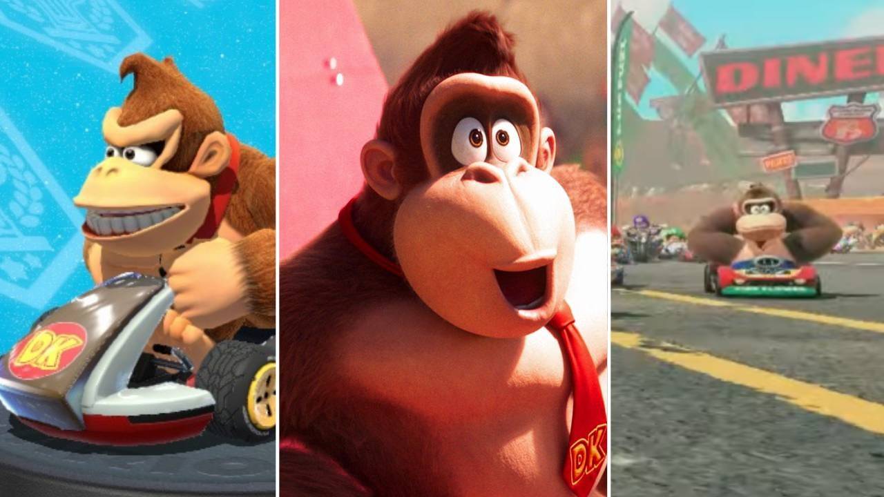 Donkey Kong di Mario Kart 8, filem animasi, dan Mario Kart 9